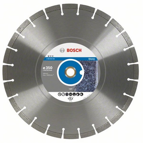Круг алмазний Bosch Standard for Stone 350 x 20/25,40* x 3,1 x 10 mm (2608602603)