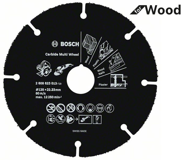 Диск по дереву для болгарки, Bosch 125 мм (2608623013)
