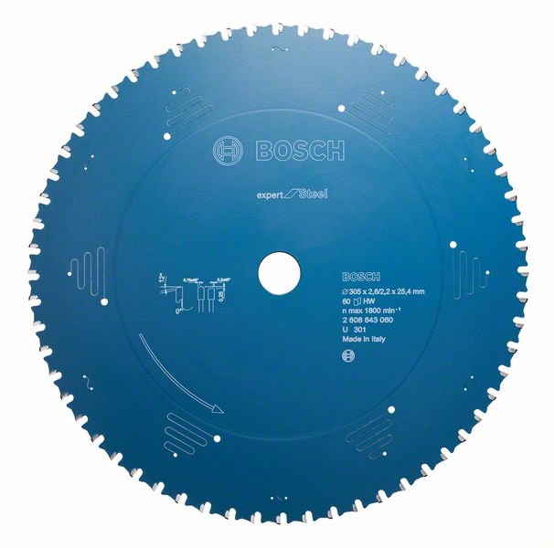 Пильный диск Bosch Construct Metal 305 мм, 60 зуб. (2608643060)