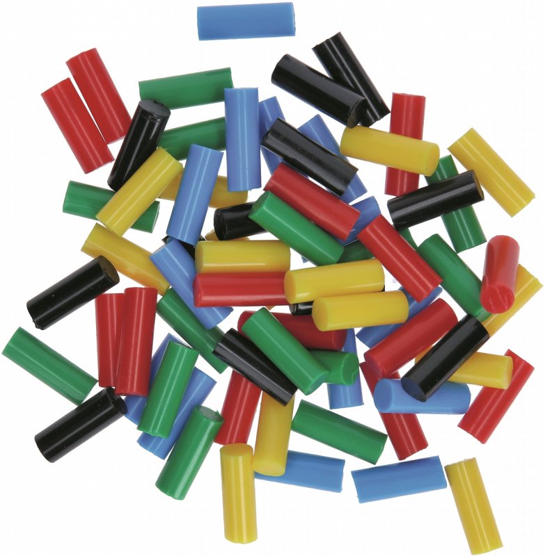 Клеевые стержни Gluey Bosch цветные, 7х20 мм, 70 шт (2608002005) 