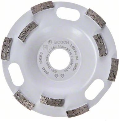 Алмазная чашка Bosch Expert for Concrete High Speed, 125x22,23x5 мм (2608601763) 