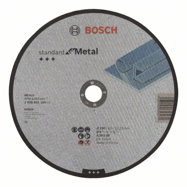Коло відрізне Bosch Standard for Metal 230 х 3,0 мм (2608603168)