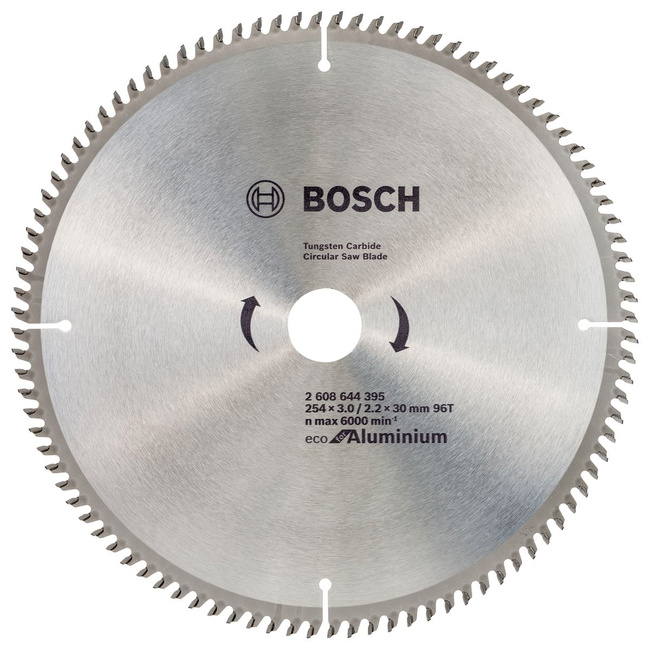Пильный диск Bosch ECO ALU/Multi 254x30-96T (2608644395) 