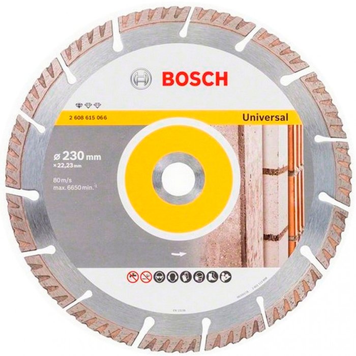 Алмаз диск Bosch Stnd Universal 10шт 230/22,23 (2608615066) 