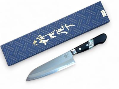 Ніж кухонний Santoku 165 мм лезо, нержавійка VG-10 60HRC, Gen Fukuyoshi HONMAMON (1119245)