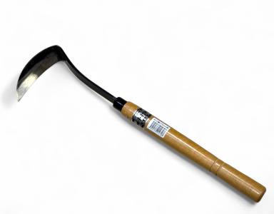 Серп японський класичний 420 мм, лезо вуглец. 105х30х2,5мм, 220 г. HANAKUMAGAWA