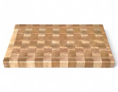 Торцьова дошка для нарізки LUXURY 400 х 250 х 30 мм (Граб) 4025030HB