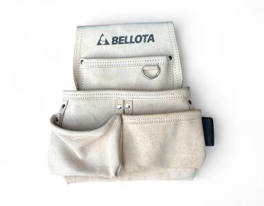 Сумка шкіряна поясна на 4 кишені для інструментів (32х30х8см) Bellota, арт. PC4BOL