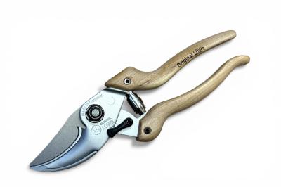 Секатор обвідний LOWE N9.104 Natural Series, зріз 22 мм, дерев’яні ручки з гікорі