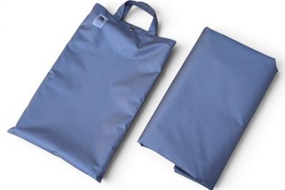 Килимок для стрижки рослин 300×300 см з полієстеру Oxford 350D на затяжках та кнопках (сірий) з сумкою