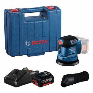 Аккумуляторная эксцентриковая шлифувальная машина Bosch GEX 185-Li (06013A5021) 1 акку + зарядка + чемодан