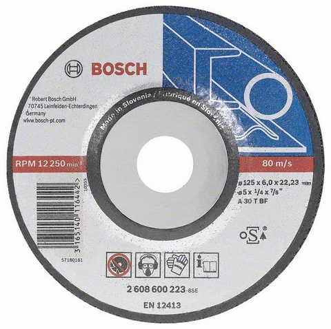 Круг зачистной Bosch 150х6 мет. (2608600389)