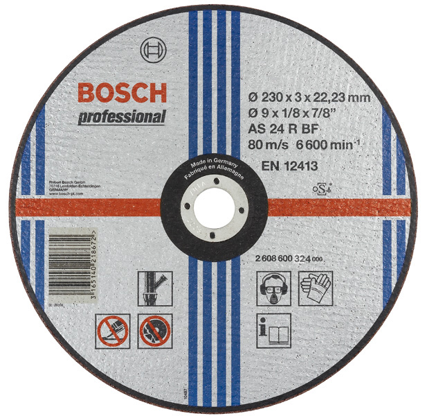 Круг отрезной Bosch 230х3 мет. (2608600324)