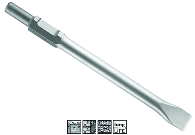 Плоское шестигранное зубило Bosch Ø30 мм для GSH 16-30 (2608690112)