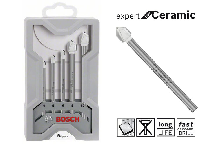 Набір свердл для кераміки Bosch CYL-9 Ceramic 5 шт (2608587169)