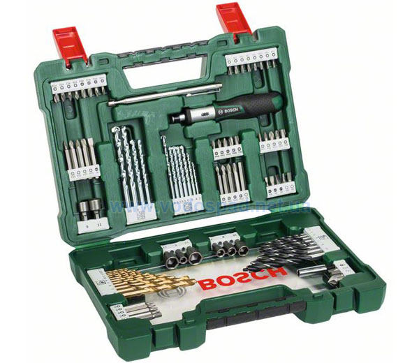 Набір біт і свердл Bosch V-line Tin 91шт (2607017195)