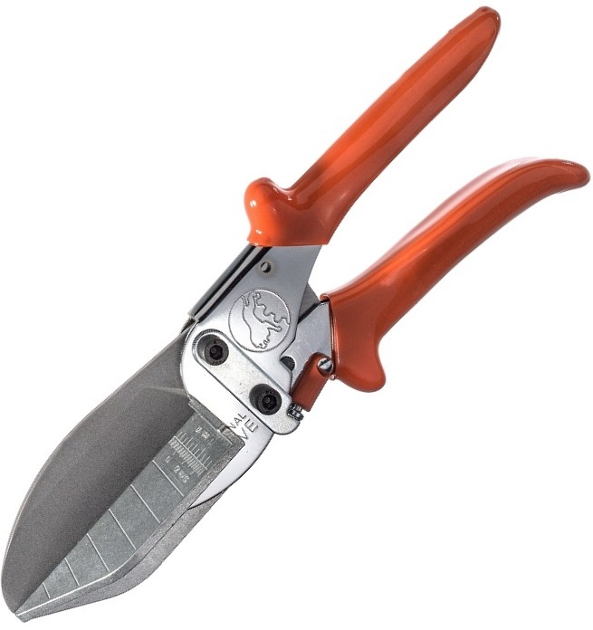 Промислові ножиці з важелем та упорами для рейок LOWE Original 3306/HU (довжина різу 75 мм) 