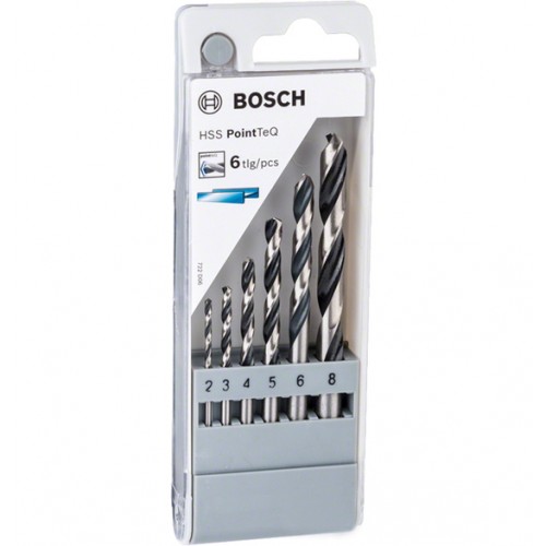 Набор сверл HSS PointTeQ по металлу Bosch, 6 шт (2608577346) 