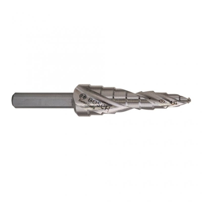 Ступінчасте свердло Bosch HSS, 9 ступ., 4-12 мм, 6 мм (2608587425)