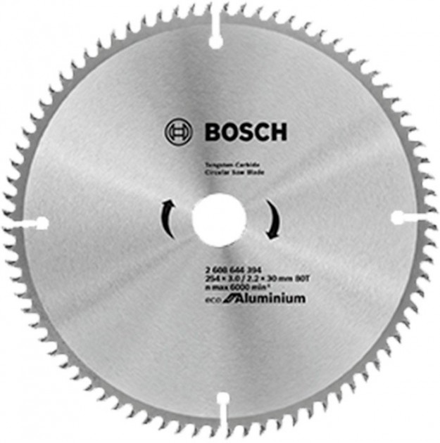 Пильный диск Bosch Eco for Aluminium 254x3x30-80T (2608644394) 