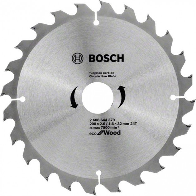 Пильный диск Bosch Eco for Wood 200x2,6x32-24T (2608644379) 