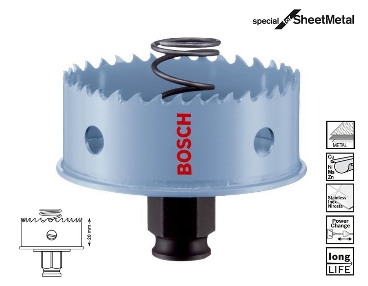 Коронка Bosch Sheet Metal 35мм (2608584790)