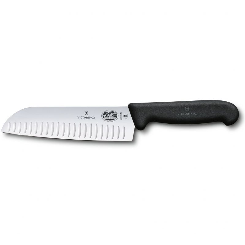 Кухонный нож Victorinox Fibrox Santoku, 17 см (Vx52523.17) 