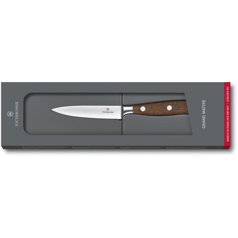 Кухонный нож Victorinox Grand Maitre Wood Kitchen, 10 см (Vx77200.10G) 